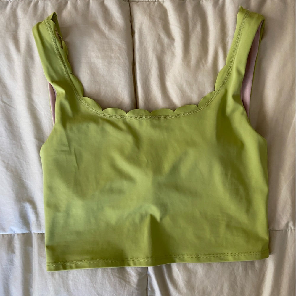 Kortni Jeane Scalloped Swim Top